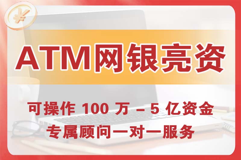 龙门ATM机、网银亮资显账