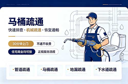 龙门马桶疏通