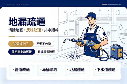 龙门地漏疏通