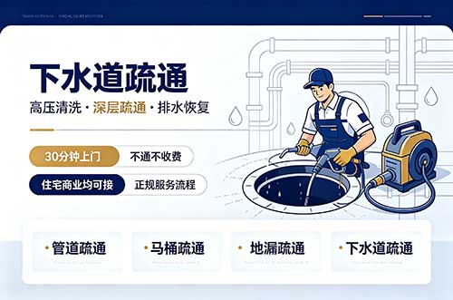 龙门下水道疏通