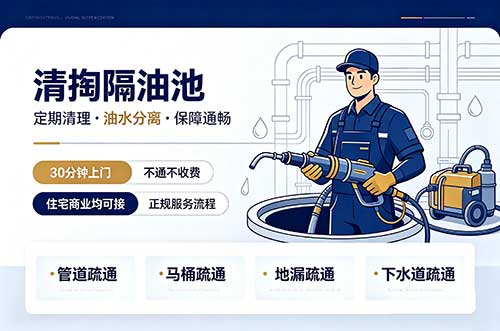 龙门清掏隔油池